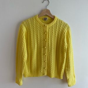 Vintage 60s 70s Fisherman’s Cardigan